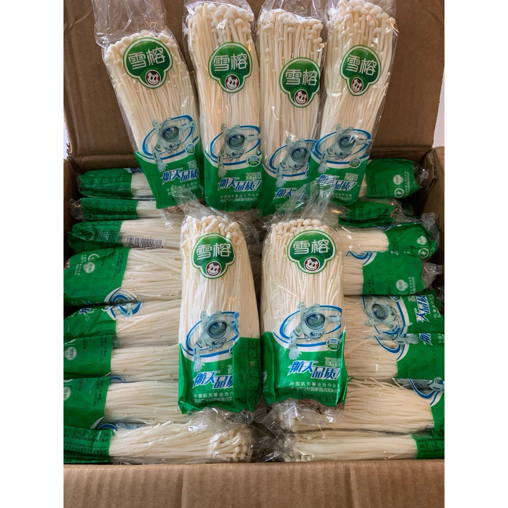 Jamur Enoki, jamur jarum, enoki mushroom