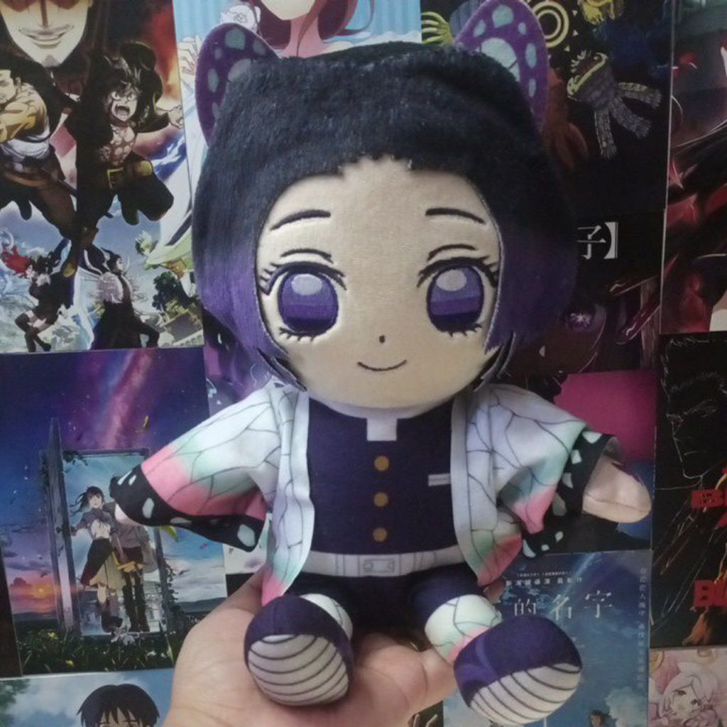 Official Plush Electric Voice SHINOBU KOCHO DEMON SLAYER / Boneka Elektrik Suara Shinobu DS ORIGINAL