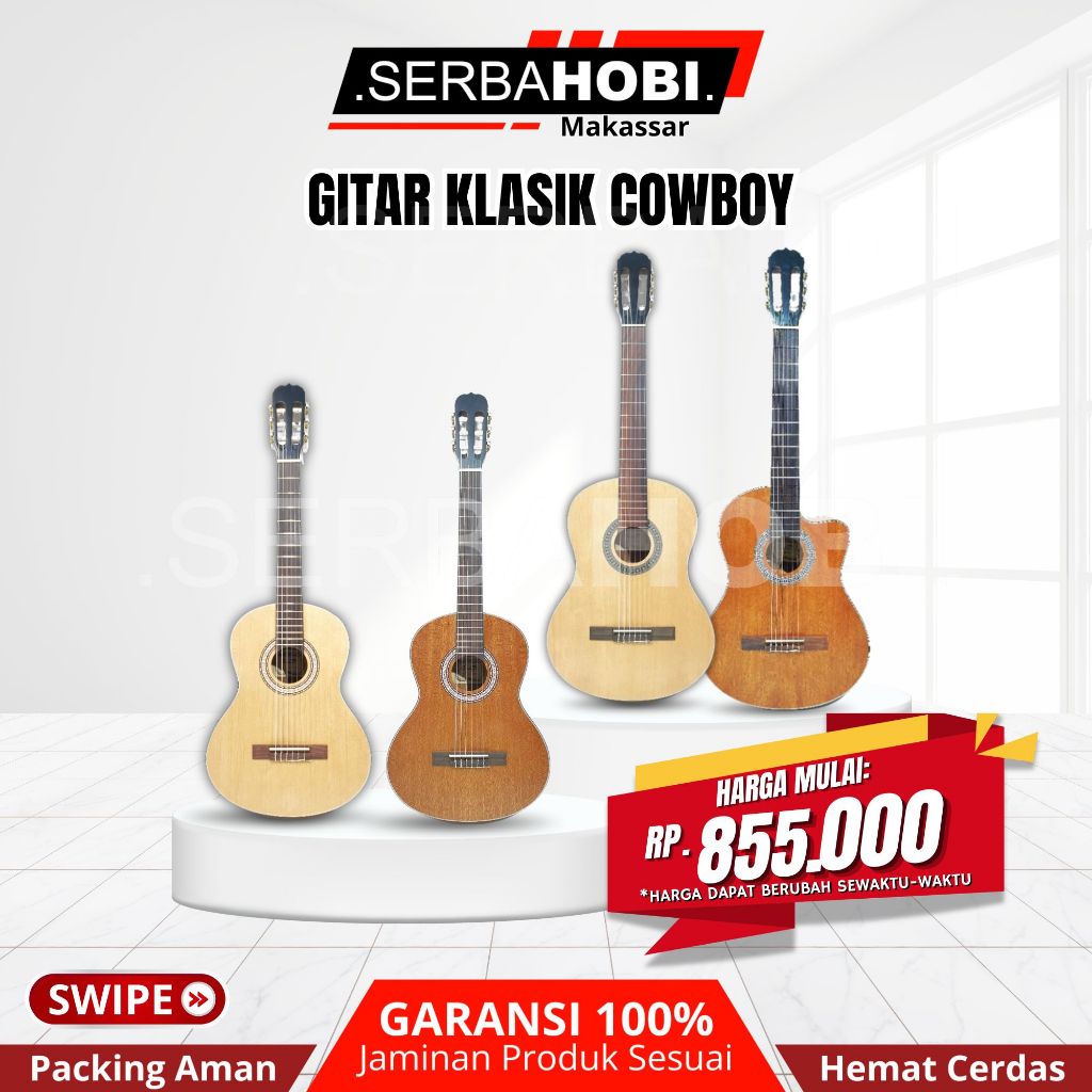 GITAR KLASIK COWBOY / GITAR NYLON ORIGINAL COWBOY 100%