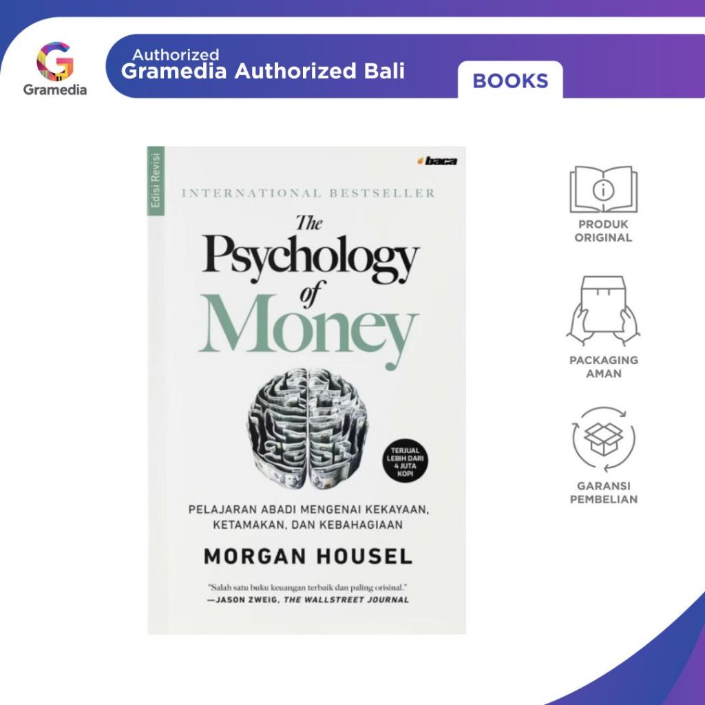 GRAMEDIA BALI-Psychology Of Money- Edisi Revisi