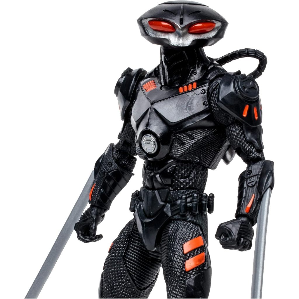 TERBATAS Mainan McFarlane DC Direct Page Punchers Black Manta 7in Action Figure dengan Komik Aquaman