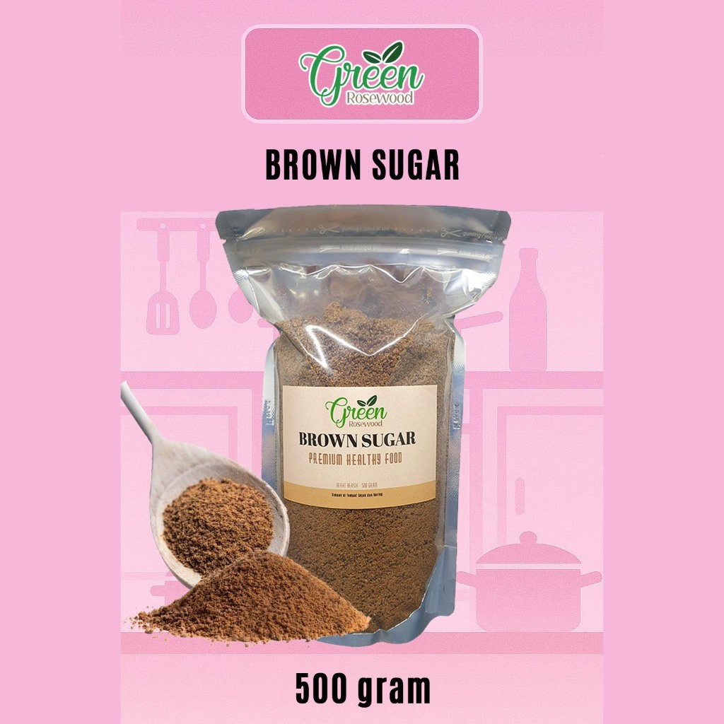 BROWN SUGAR 500 GRAM PREMIUM ORGANIC - BUBUK 500 GR