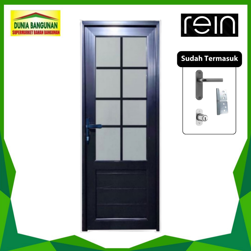 Pintu UPVC Kamar Mandi Rein UP 07 Pintu UPVC 200X70 cm Pintu Putih Minimalis