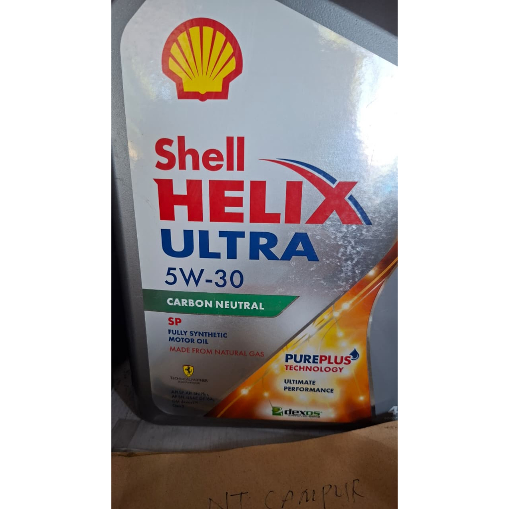 Oli Mesin Shell Helix Ultra 5W-30 Fully Synthetic 4 Liter Original