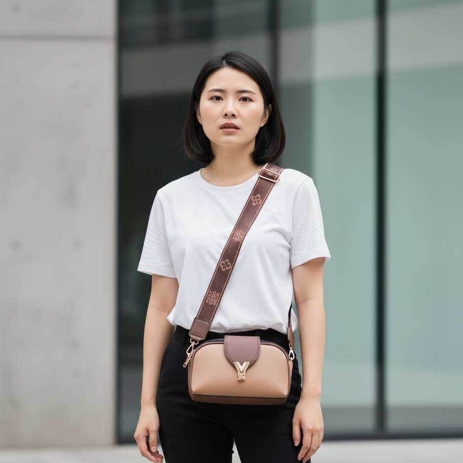 Tas Viral Selempang Bahu Wanita Simpel Elegan Kekinian Kerja Fashion Cewek Harian