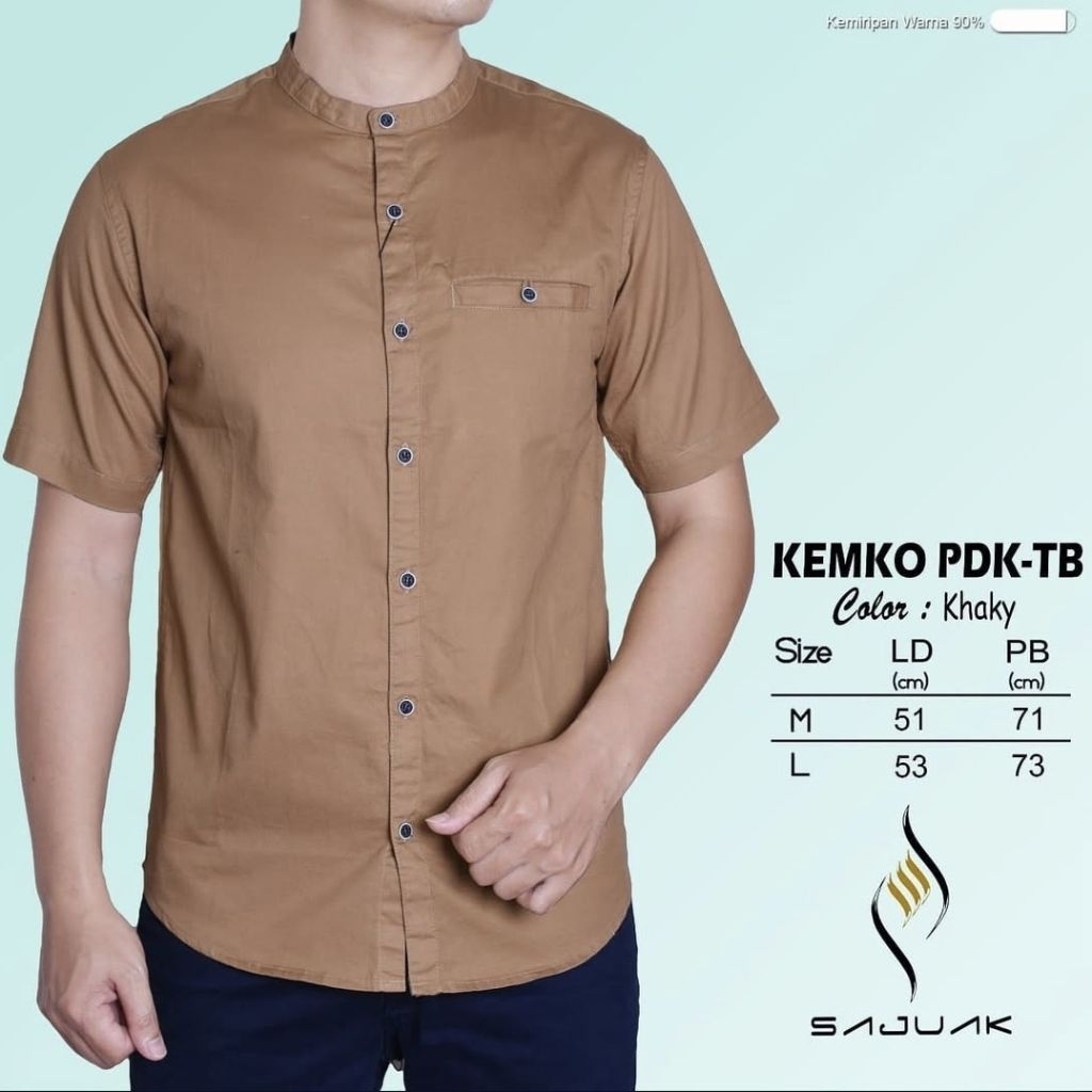 SAJUAK PREMIUM Kemeja dewasa lengan pendek