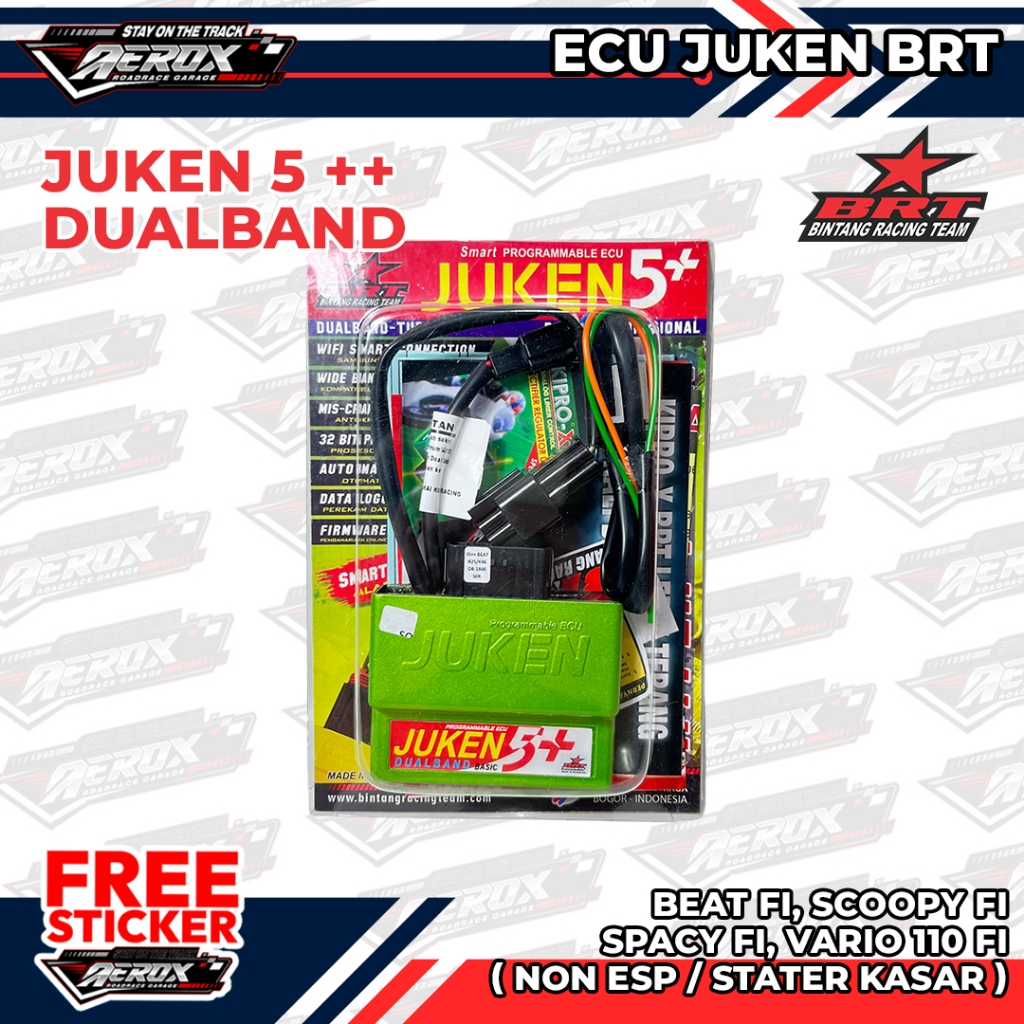ECU BRT JUKEN 5++ PLUS BEAT SCOOPY SPACY VARIO 110 FI STATER KASAR NON ESP
