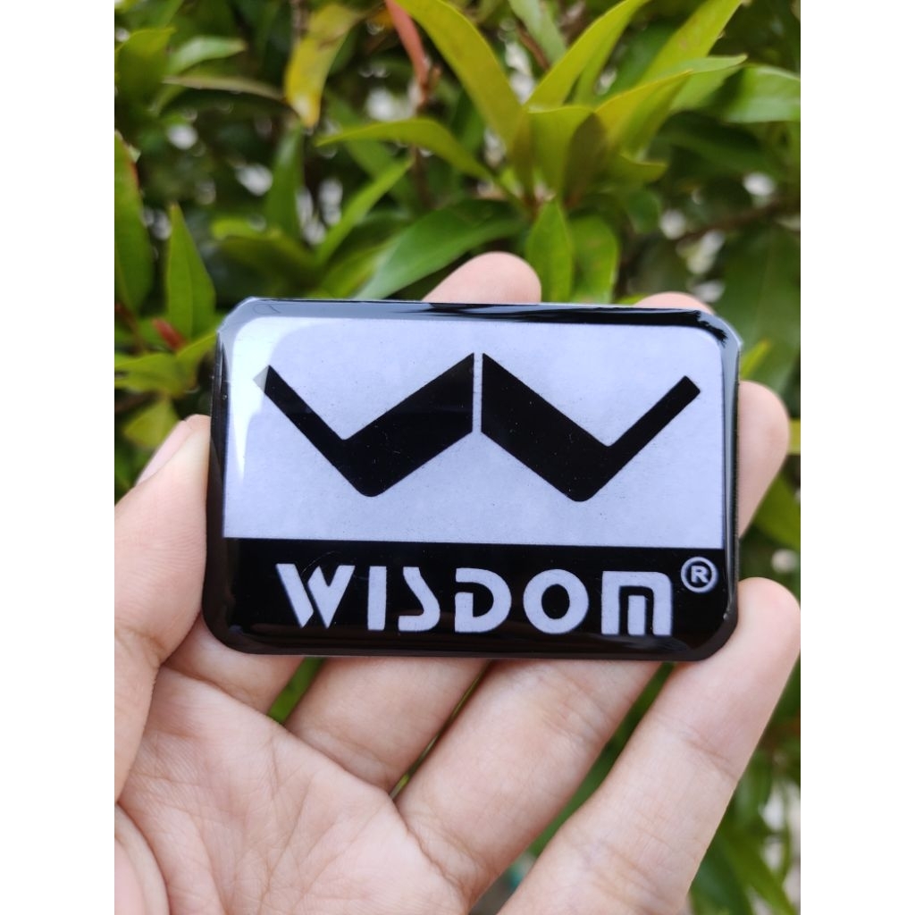 LOGO WISDOM PUTIH | EMBLEM WISDOM PUTIH | LABEL WISDOM PUTIH