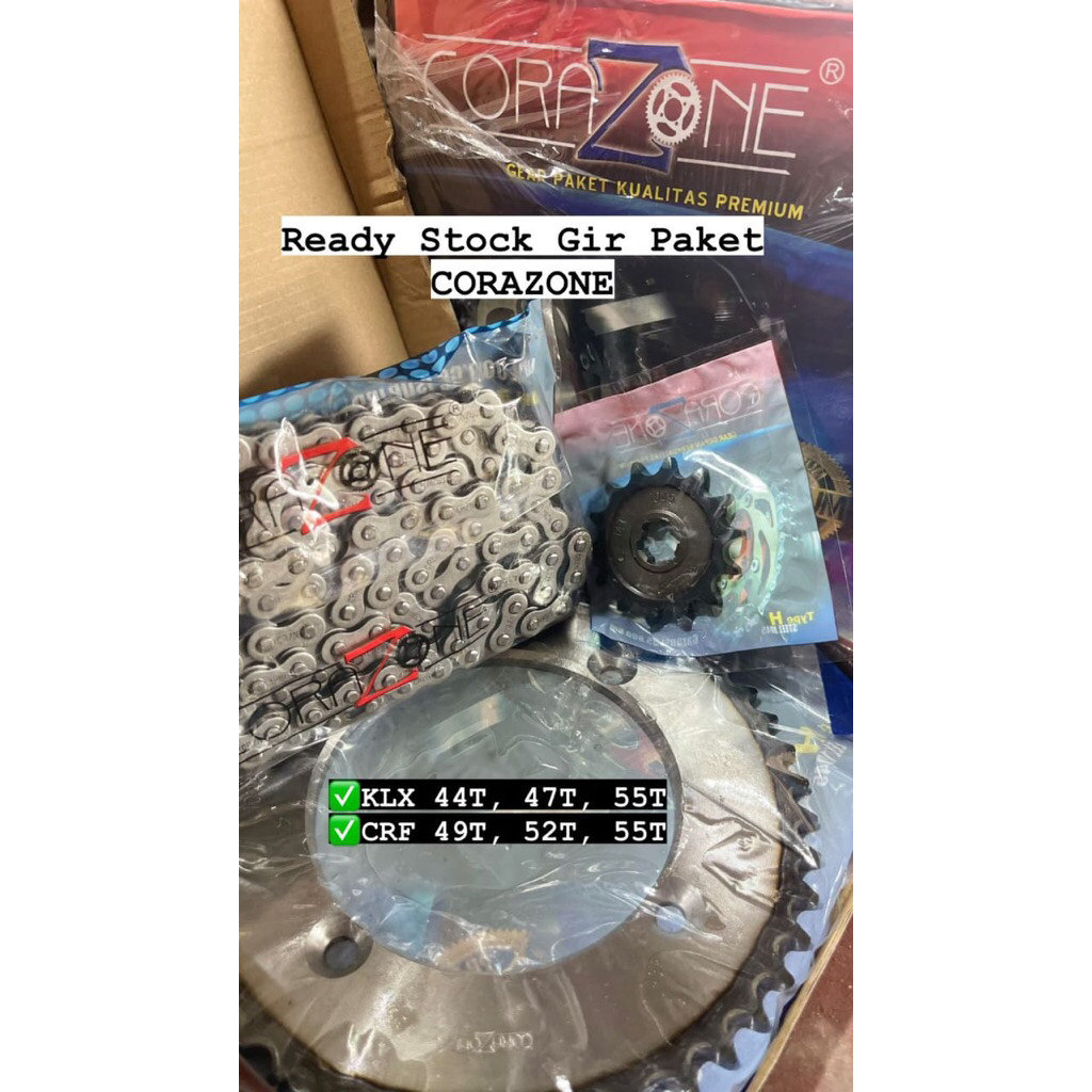 Gear Gir Set Gir Paket KLX Corazone