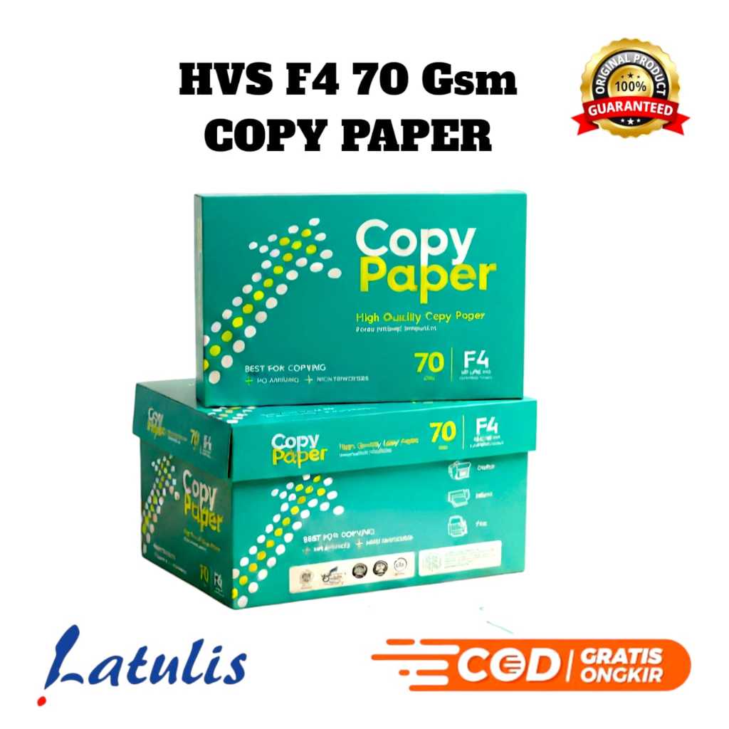 KERTAS HVS COPY PAPER F4 70 GRAM