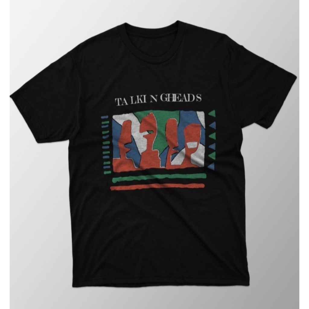 KAOS BAND TALKING HEADS HITAM