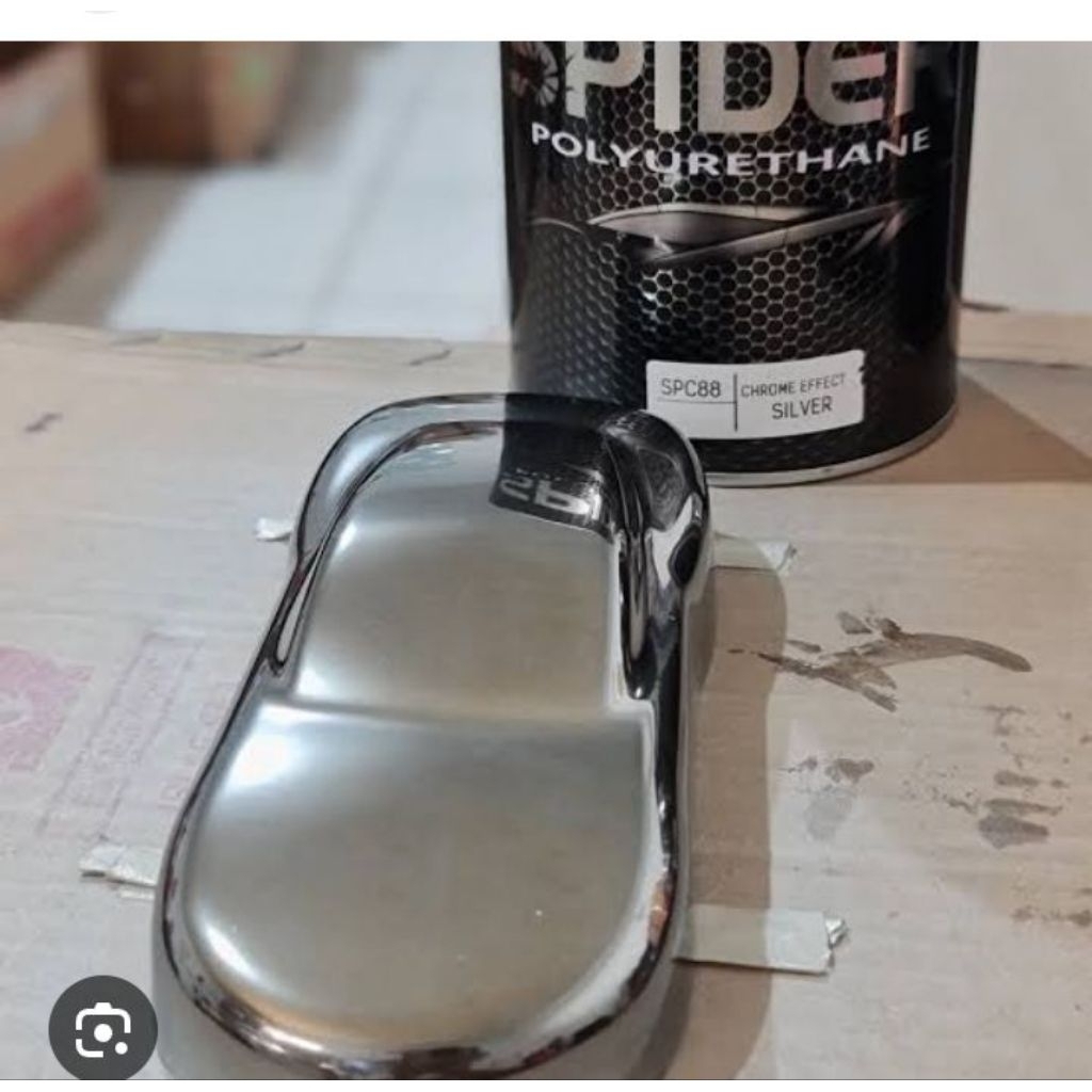 cat  pu chrome effect silver 100ml