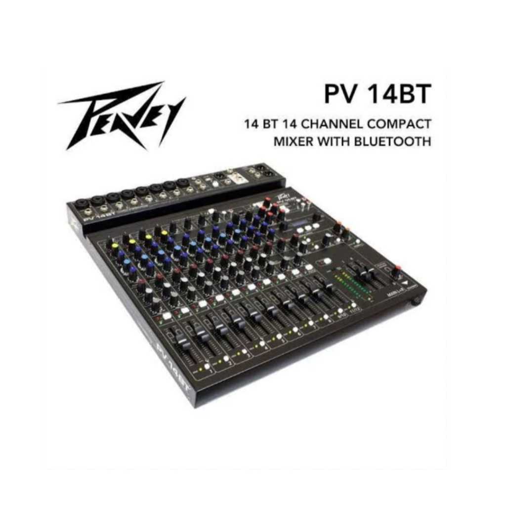 Mixer Peavey PV14Bt 14-Channel Compact Mixer with Bluetooth PV-14BT