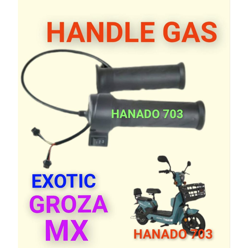 handle gas exotic groza mx throttle gas sepeda listrik exotic groza mx