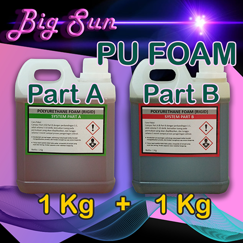 PU A & PU B - 1 Kg PU Polyurethane Foam (Rigid) FOAM