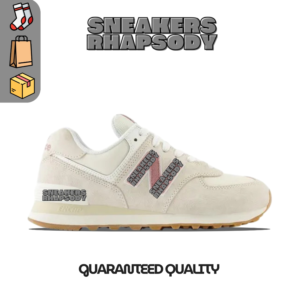 Sepatu Sneakers 574 Beige Pink  - SneakerdRhapsody