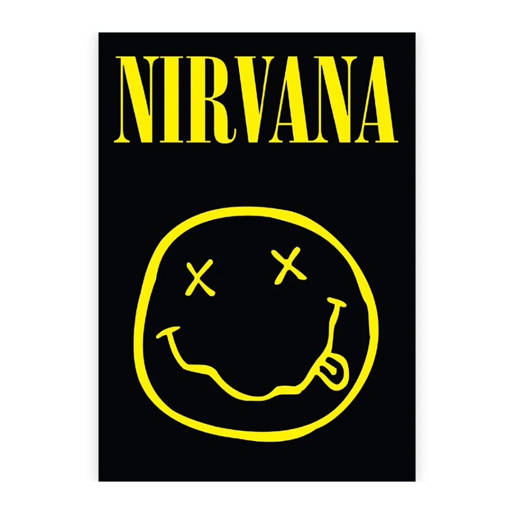 Nirvana - Yellow Smiley Postcard