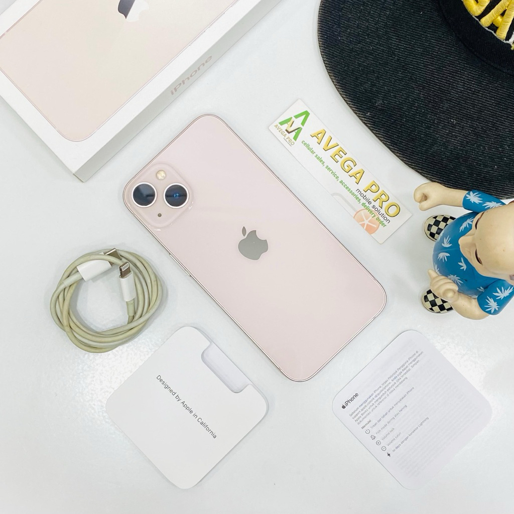 SECOND IPHONE 13 128GB SPACE PINK GARANSI RESMI INDONESIA