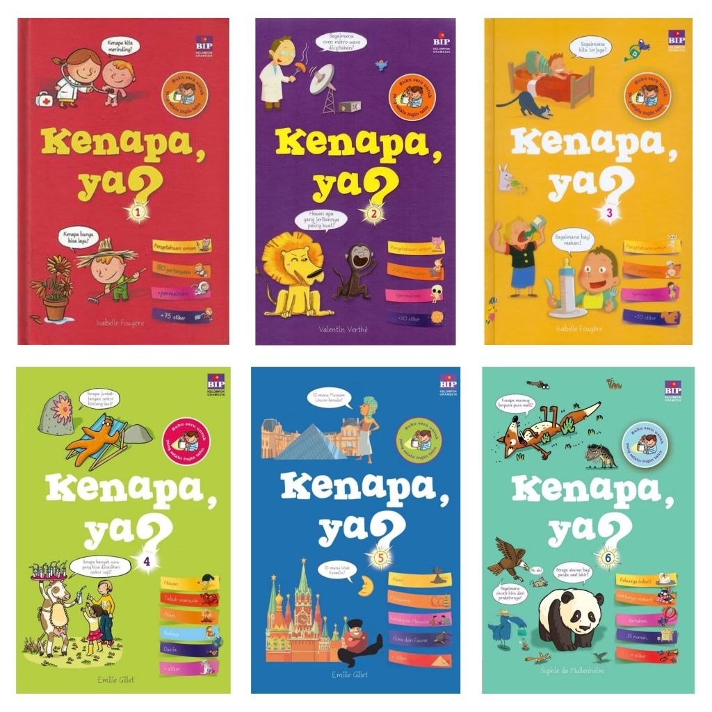 Seri Judul Lengkap Buku Kenapa, ya? Jilid 1 2 3 4 5 6 7 8 9 10 11 12 13 14 15 16 17 Keren Hebat Geni