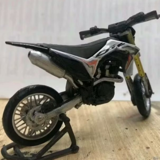 diecast miniatur supermoto honda crf 150 bonus velg trail
