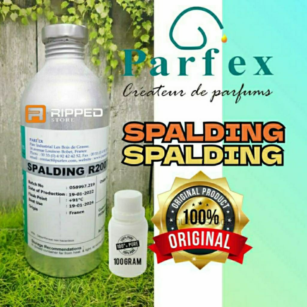 (100ML) BIBIT PARFUM MURNI SPALDING ORIGINAL PARFEX