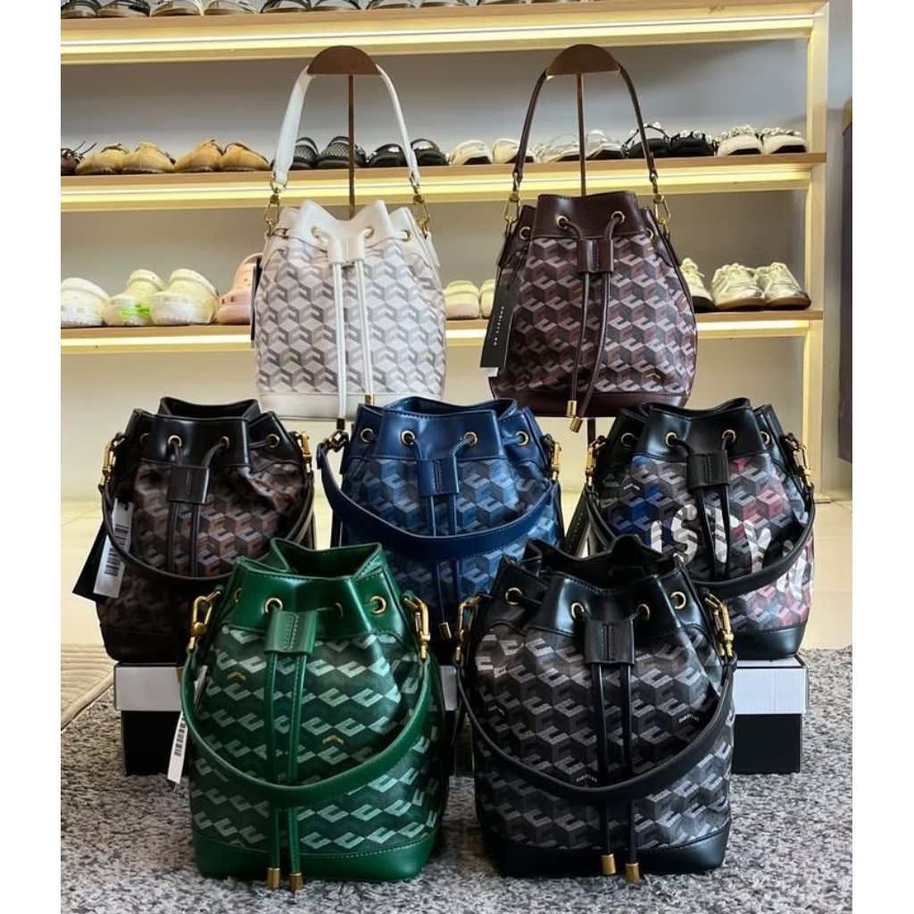 Handbag import chriisty ng/bucket bag small import wanita/bucket bag wanita/tas bucket import/should