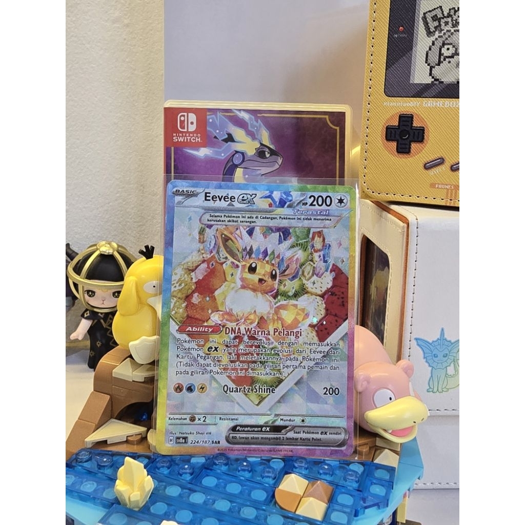Pokemon Eevee EX SAR Pokemon Indonesia SV8A Terastal Festival