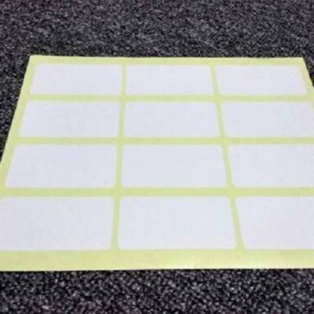 Jasa ketik dan cetak label undangan