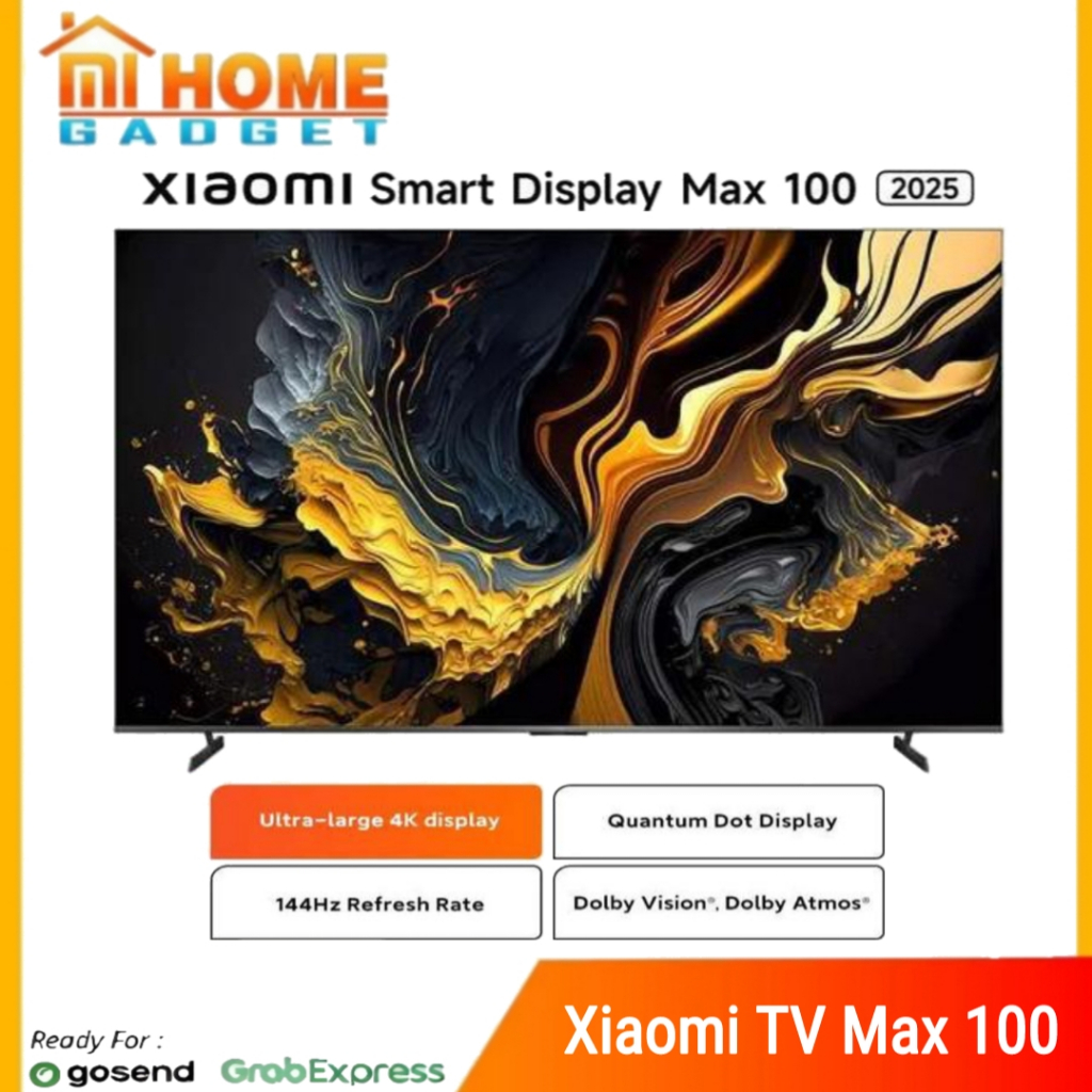 Xiaomi Smart Display Max 100 2025 Mi Smart TV 100 Inch 4K Google TV RAM 3/32 GB