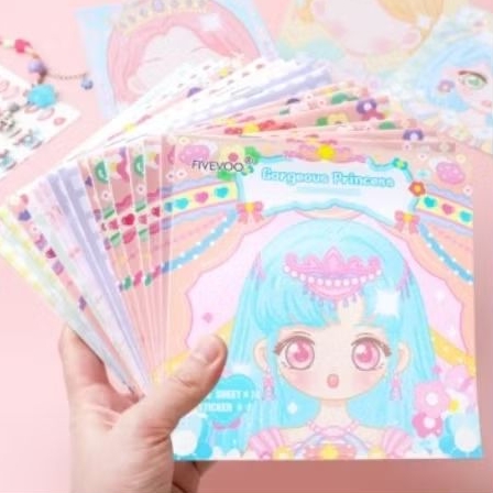 Stiker DIY/ Stiker Book Mainan/ Buku Stiker Anak/ Buku stiker bermain/ Buku stiker