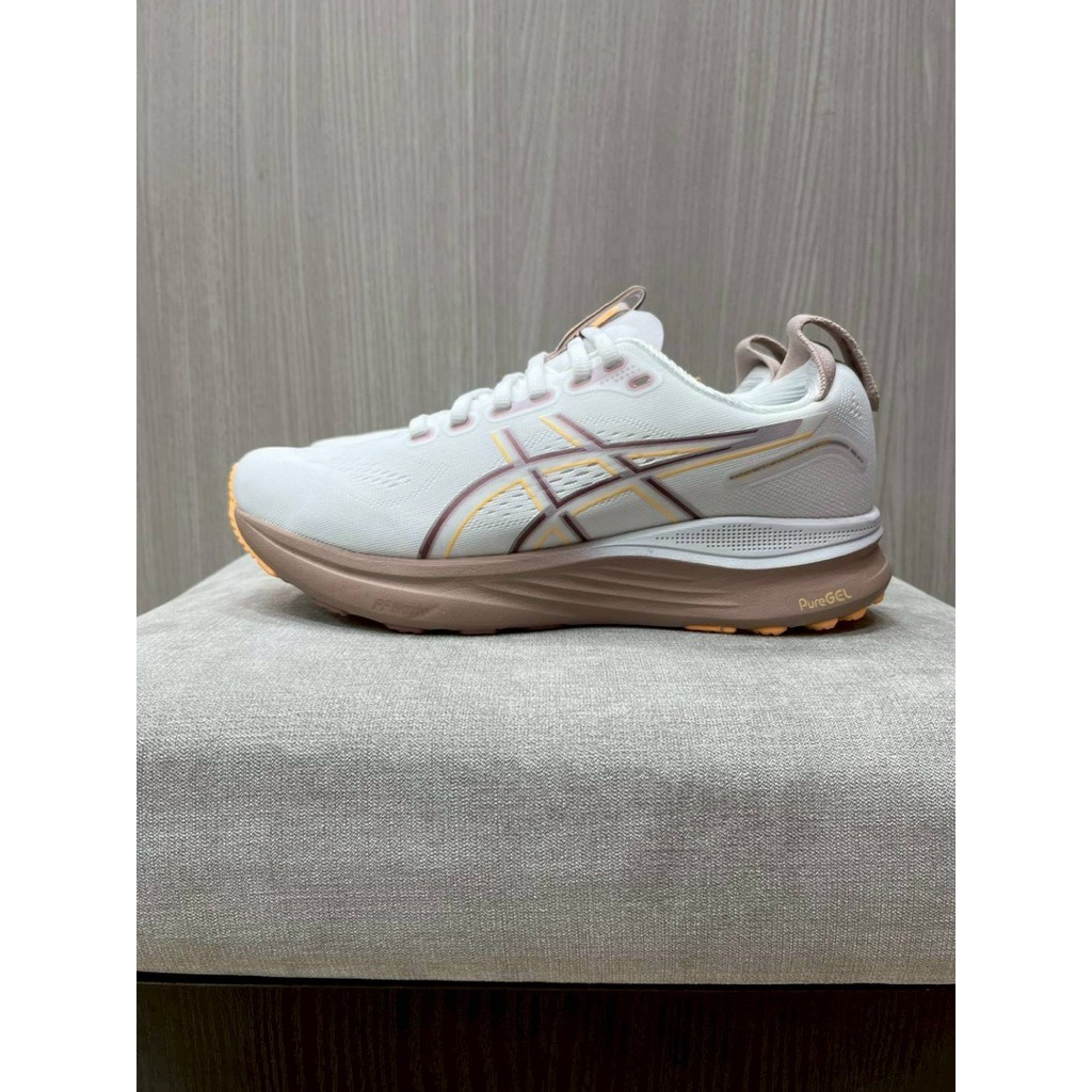 Sepatu Running Asic kayano32 White Brown