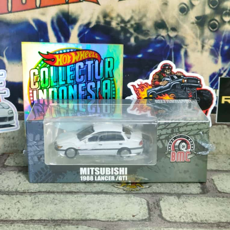 DIECAST BM CREATIONS LANCER DANGAN 1988 PUTIH