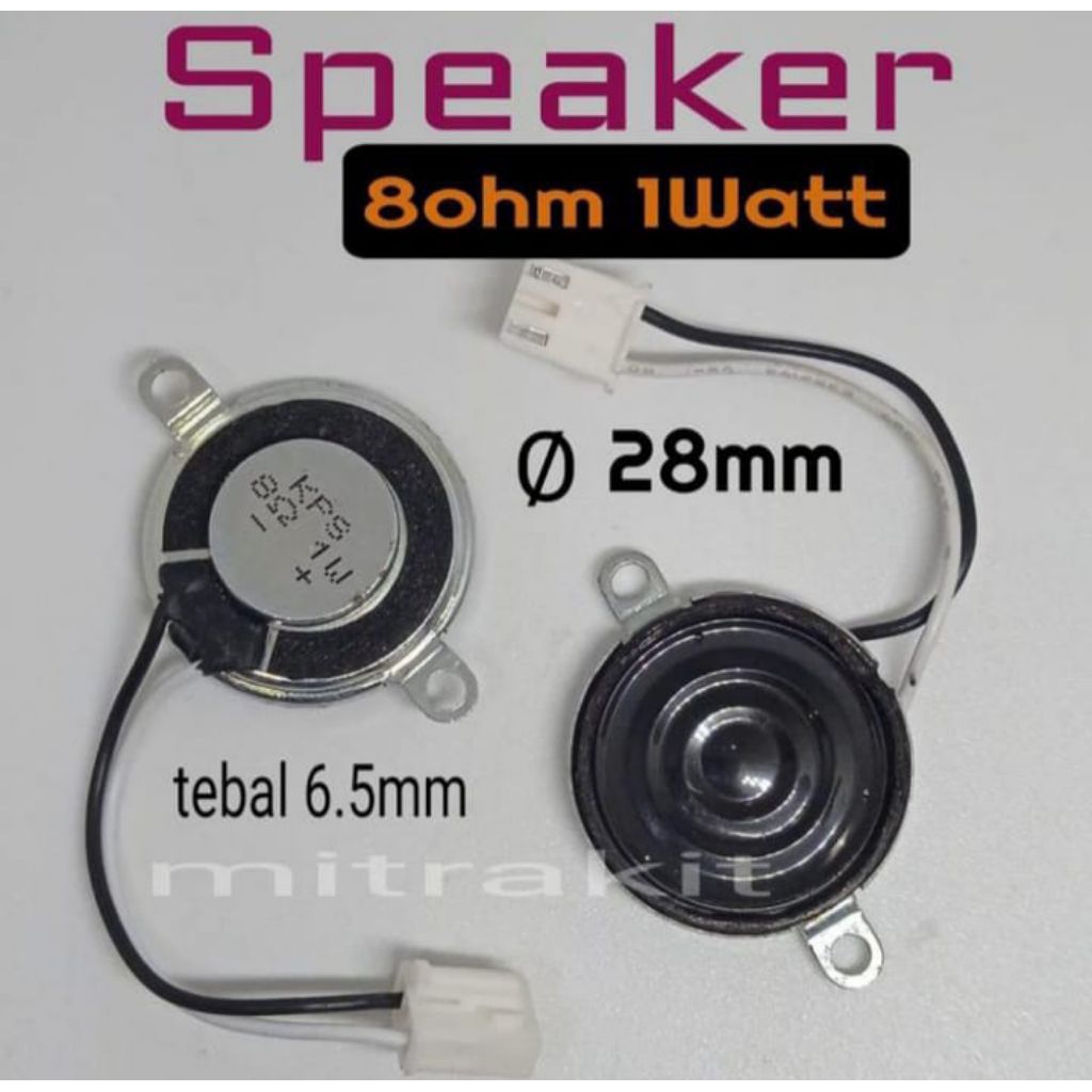 LoudSpeaker 8ohm 1watt mini speaker harga/biji