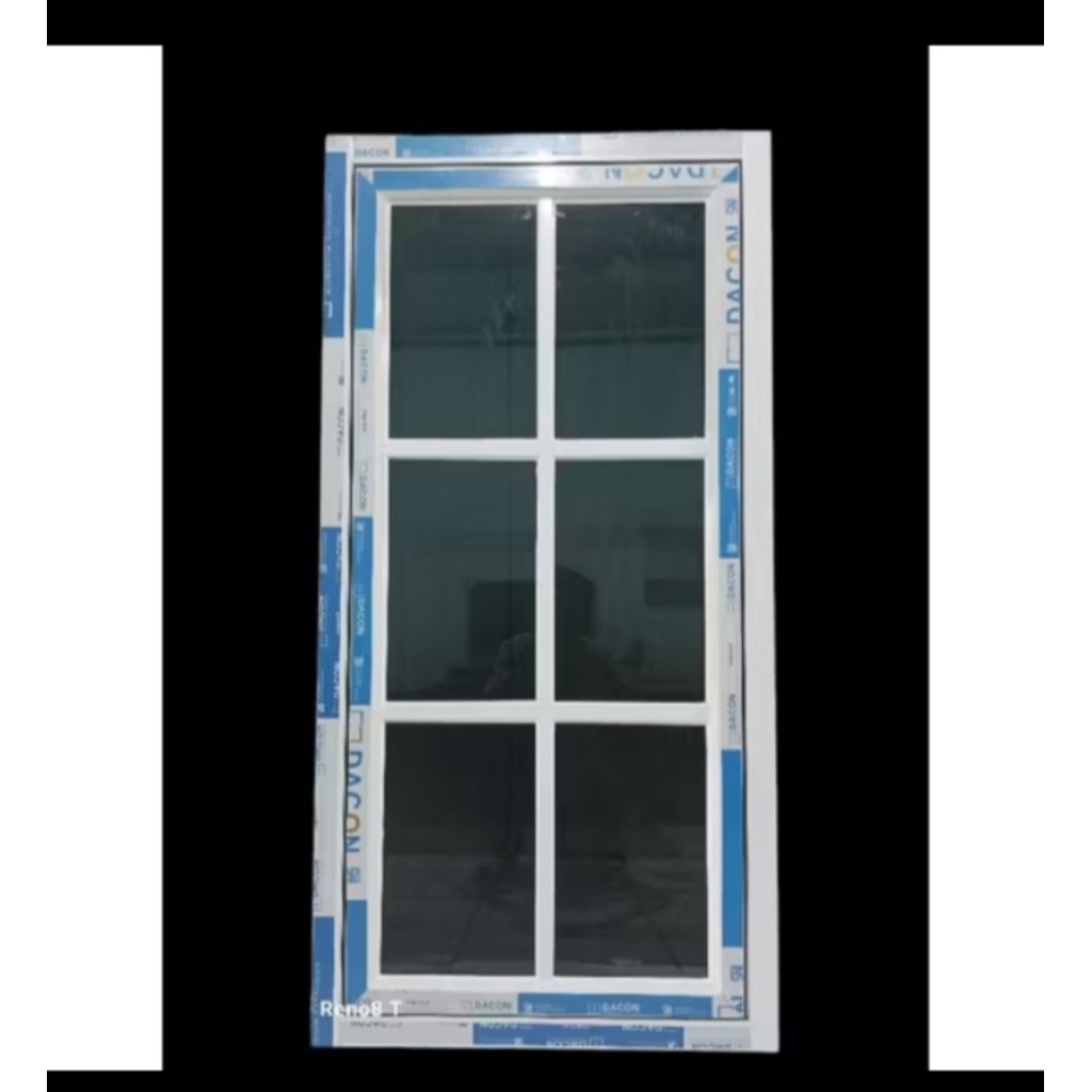 jendela alumunium+ornamen ukuran 120×60 bisa custom ukuran dan warna ( free packing kayu)
