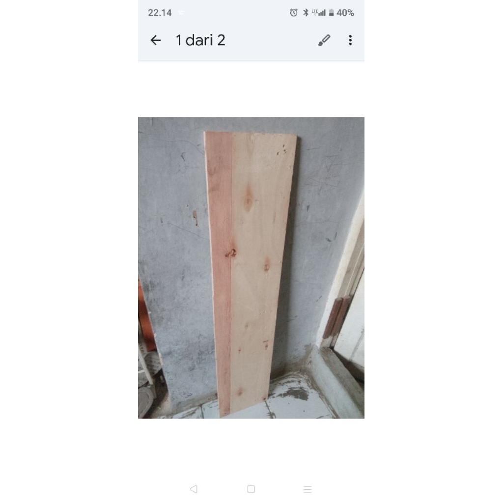 triplek 12mm bekas box palet