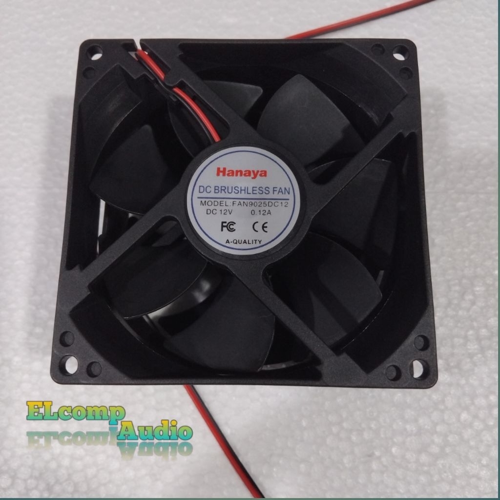 Kipas Fan Dc 12V 9 x 9cm / Cooling Fan Dc 12v 9 x 9cm