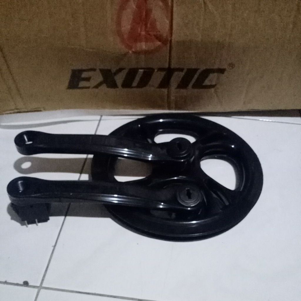 crank atau gear depan sepeda lipat single speed 48t
