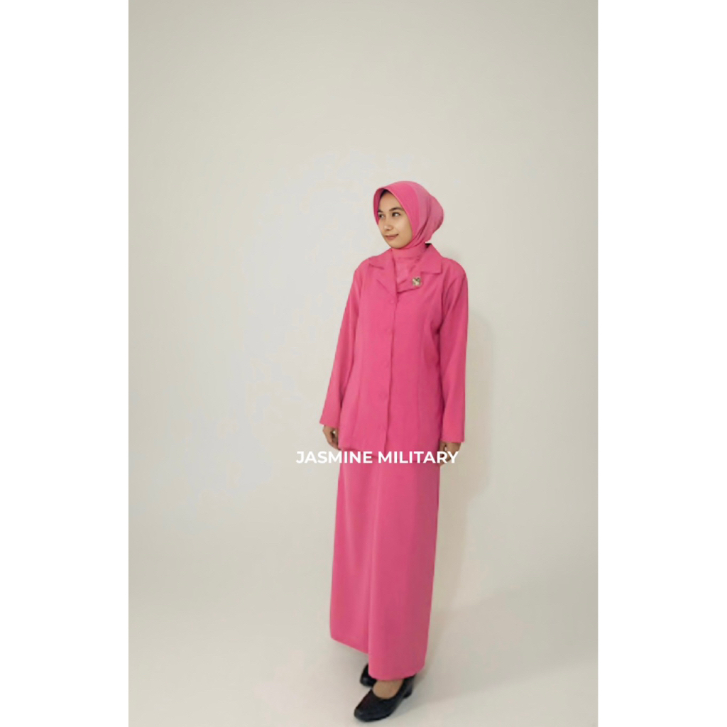 SATU SETELAN SERAGAM PSH BHAYANGKARI MUSLIM / IBU BHAYANGKARI / BAJU BHAYANGKARI / BAJU ISTRI POLISI