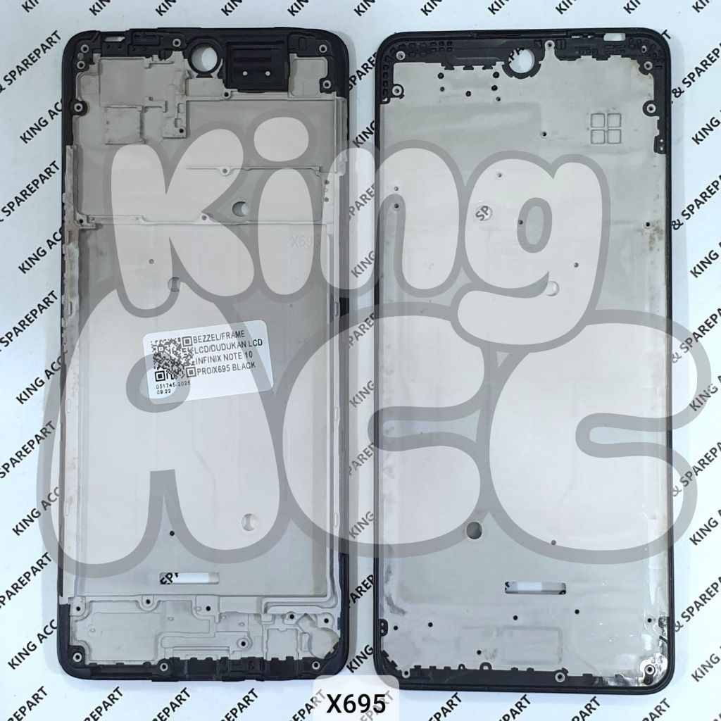 FRAME DUDUKAN LCD TULANG TENGAH INFINIX NOTE 10 PRO X695