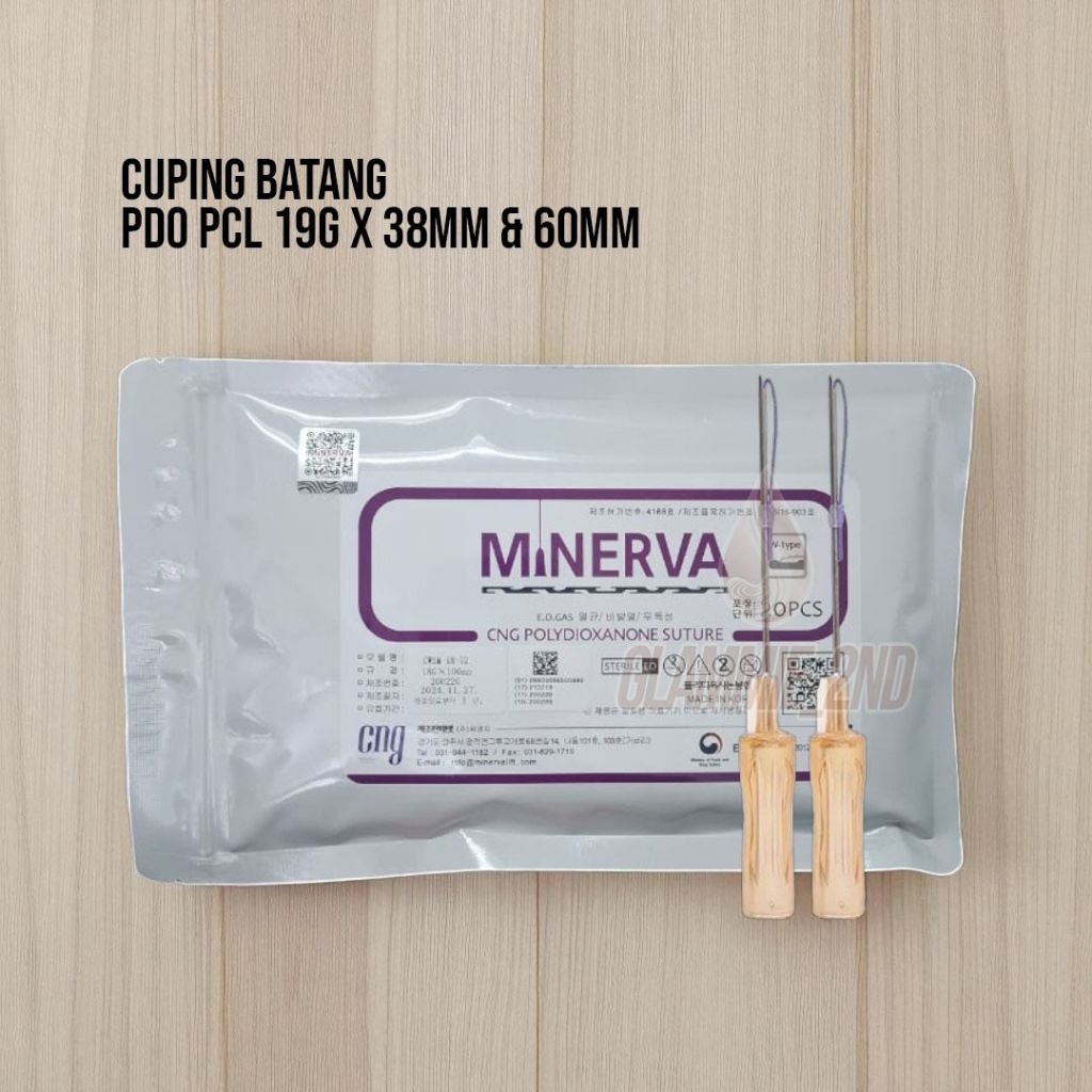 ECER isi 2 Benang Minerva Hidung Cuping PDO 19gx60mm 38mm