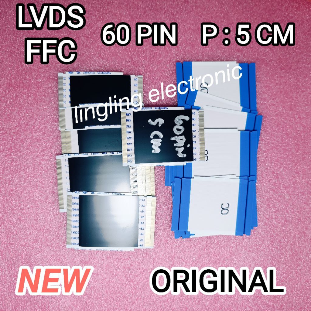 KABEL LVDS FFC 60 PIN SEARAH ORIGINAL NEW