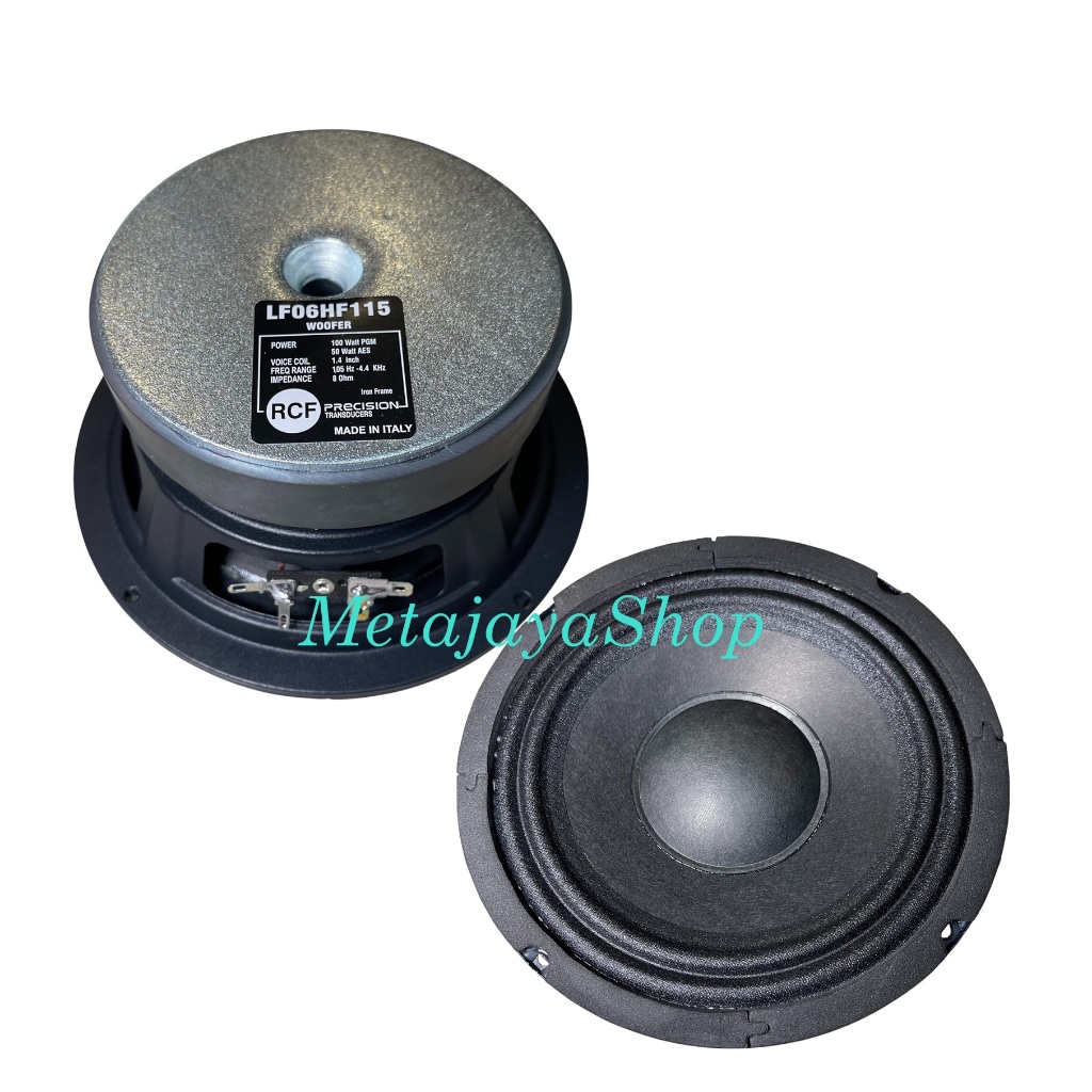 Komponen Speaker 6" Woofer Speaker Component rcf 6 Inch 100 watt