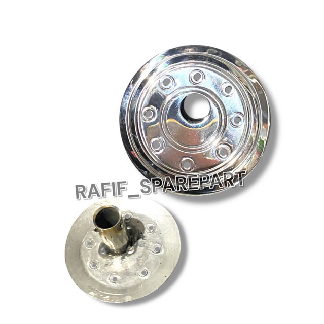 STAINLIS ORI MONEL TUTUP UJUNG KENALPOT PNP HONDA MATIC SCOOPY NEW SCOOPY BAN DONAT