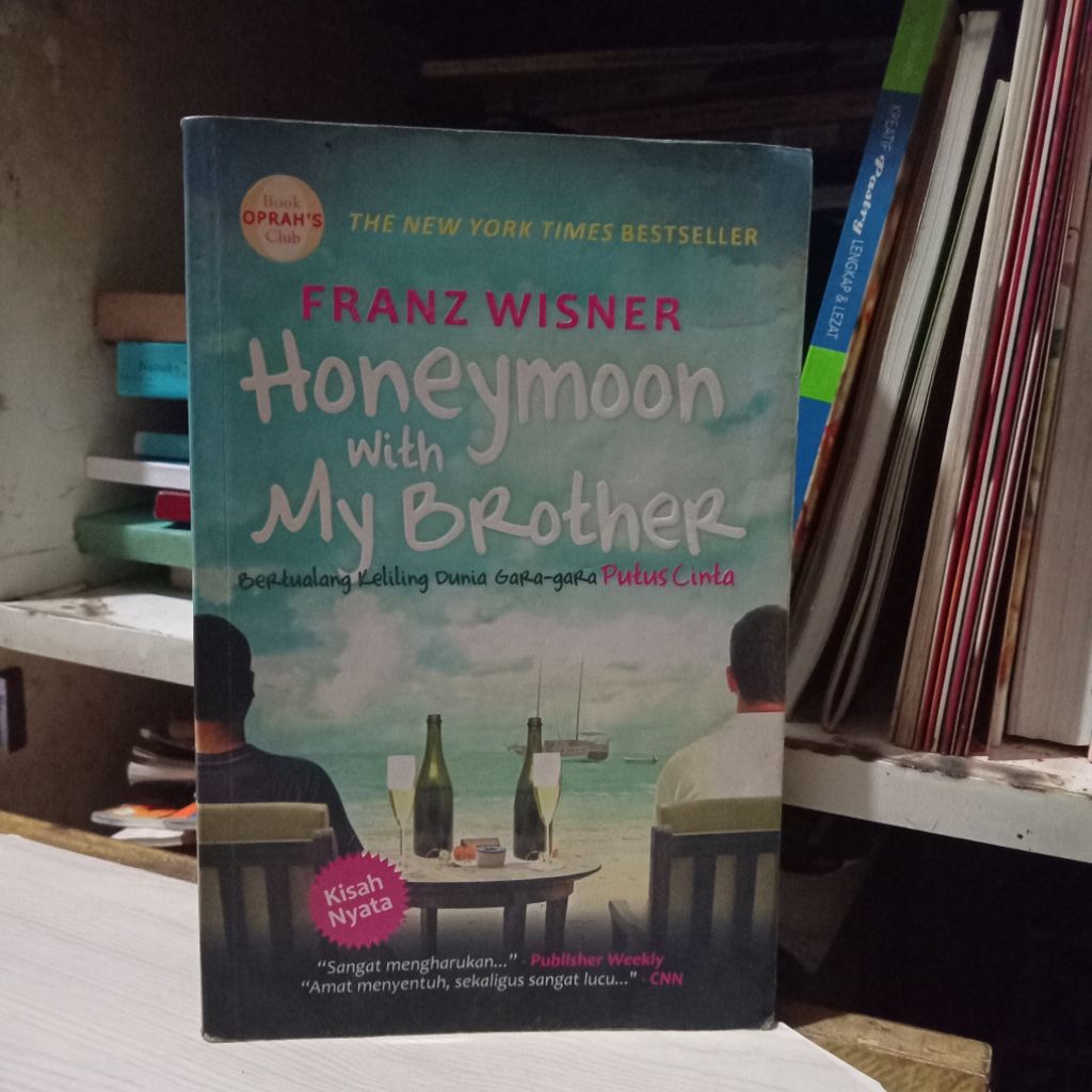 buku honeymoon whit my brother.#rak3a