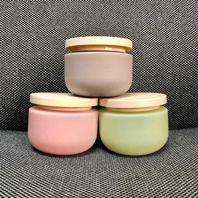 Pot Jar Kosmetik Cream Skincare 250ml - Wadah Lulur - Tempat Scrub - Jar Bodylotion
