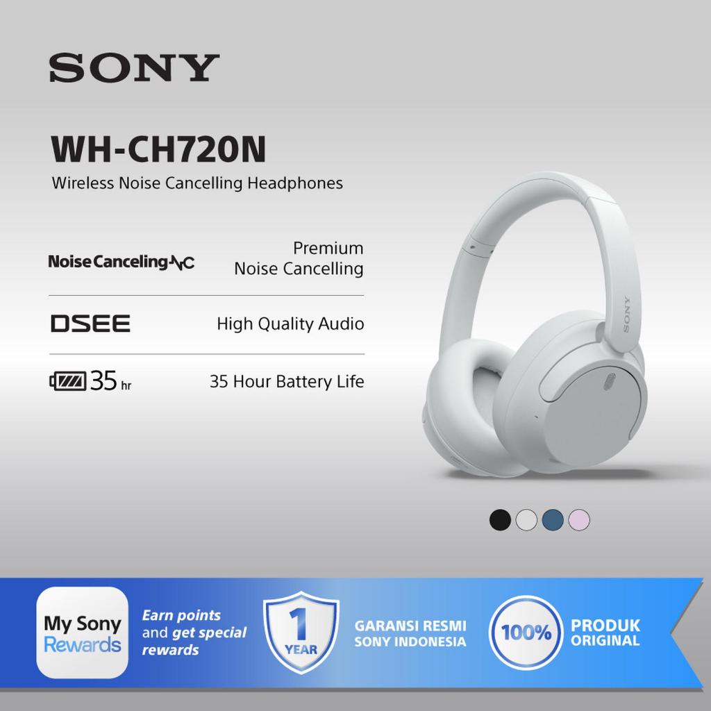 SONY WH-CH720N White Wireless Noise Cancelling Headphone / CH720N