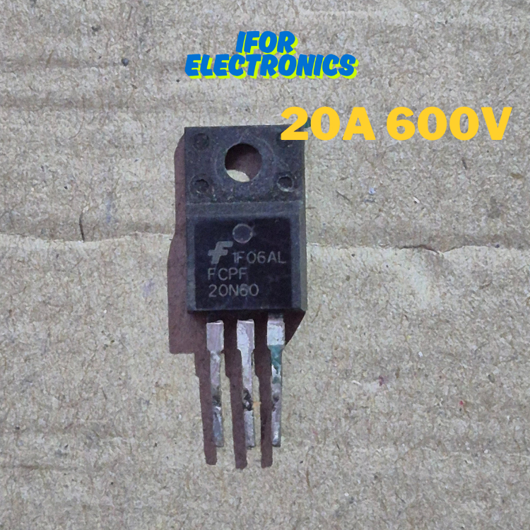 FCPF 20N60 MOSFET CABUTAN POWER SUPPLY 20A 600V