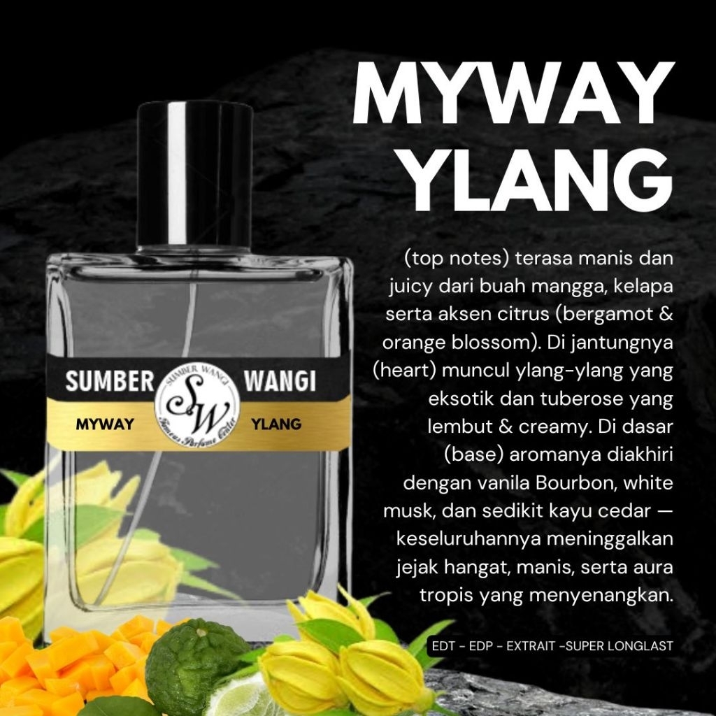 My Way Ylang - Parfum Bibit - Parfum Best Seller - Parfum Wanita