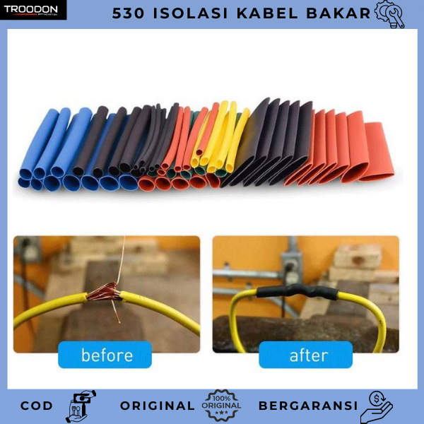 Isolasi Kabel Bakar Konektor Penyambung Kabel / Heat Shrink Tube Isolasi Bakar / Isolasi Bakar / Sel