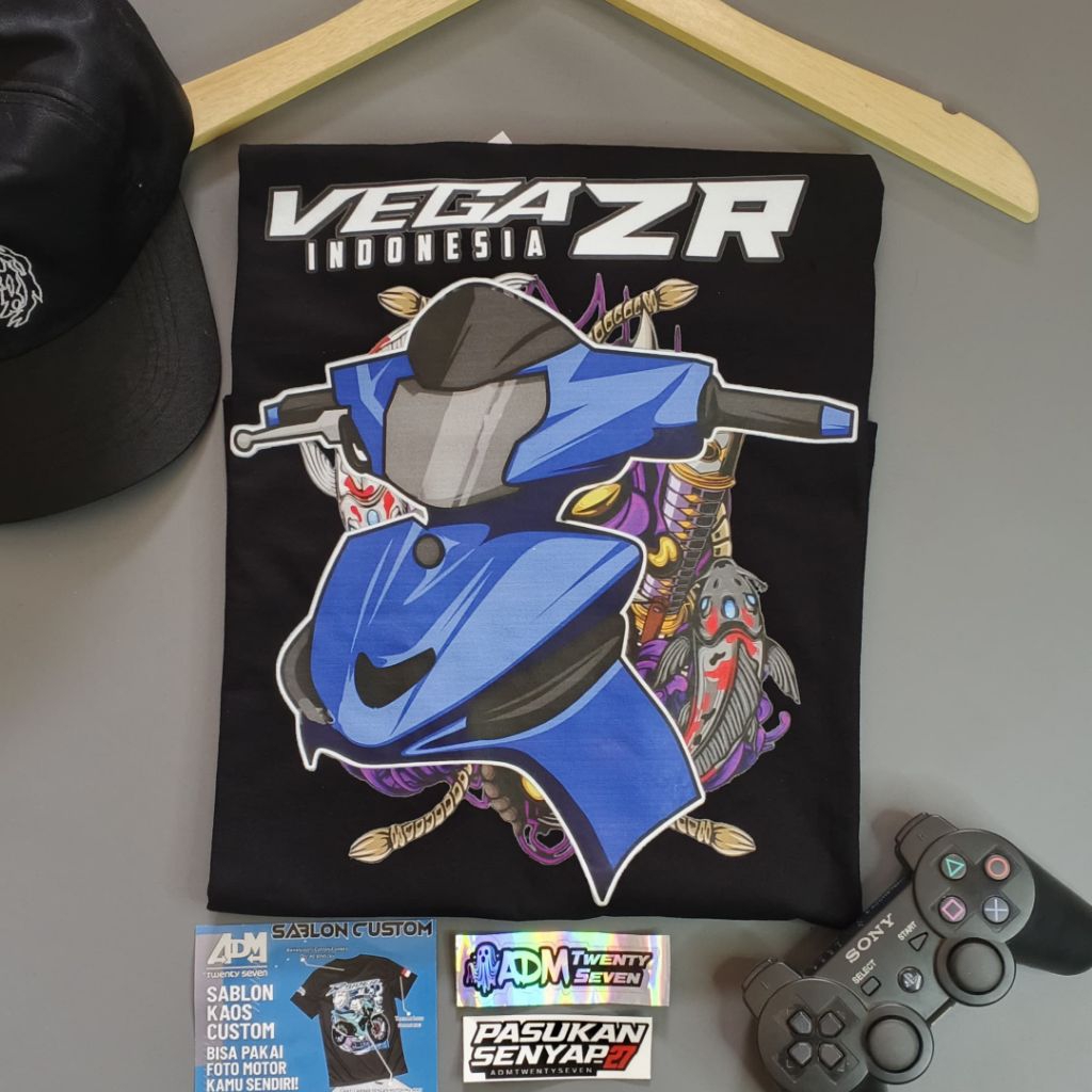 Kaos Yamaha Vega ZR Indonesia Kaos vegazr VEGA ZR original distro Yamaha racing tshirt
